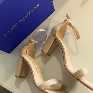 Stuart Weitzman Nearly Nude Smooth Calf Leather. New